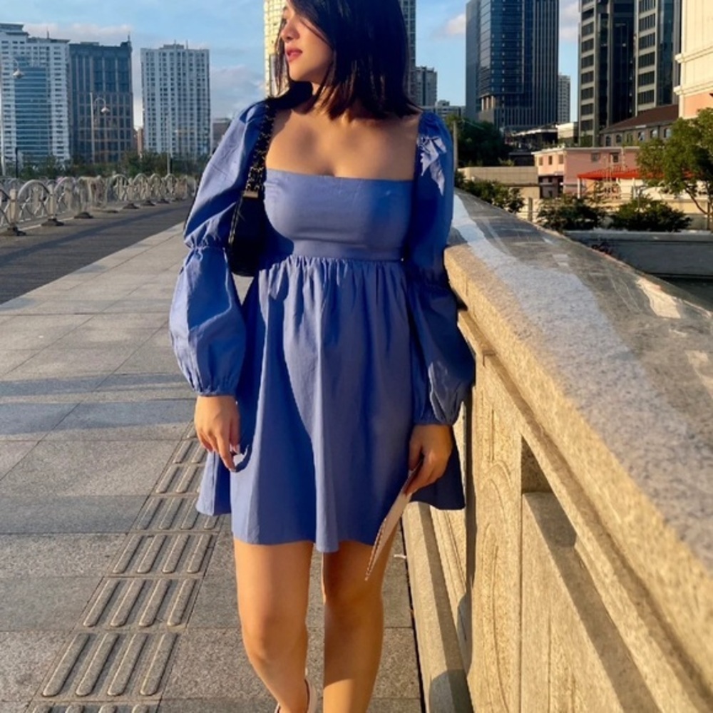 Reformation Michaela Dress Dusk